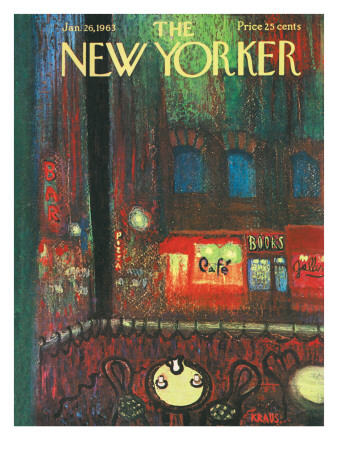 The New Yorker Cover - January 26, 1963 by Robert Kraus Pricing Limited Edition Print image