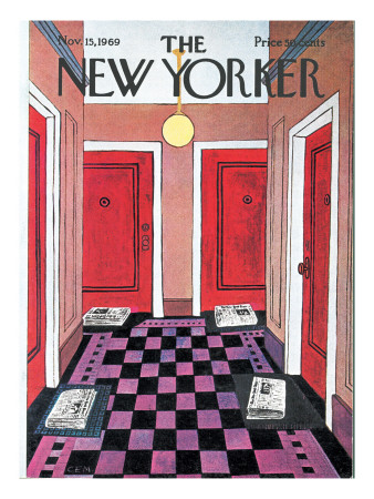 The New Yorker Cover - November 15, 1969 by Charles E. Martin Pricing Limited Edition Print image