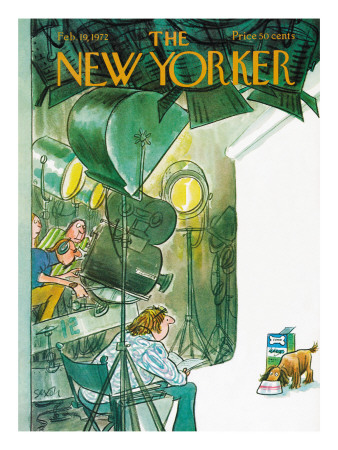 The New Yorker Cover - February 19, 1972 by Charles Saxon Pricing Limited Edition Print image