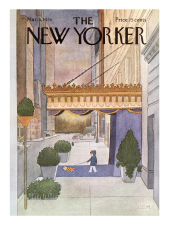 The New Yorker Cover - March 8, 1976 by Charles E. Martin Pricing Limited Edition Print image