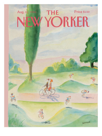 The New Yorker Cover - August 11, 1986 by Jean-Jacques Sempé Pricing Limited Edition Print image