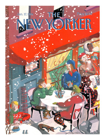 The New Yorker Cover - January 17, 1994 by Kathy Osborn Pricing Limited Edition Print image
