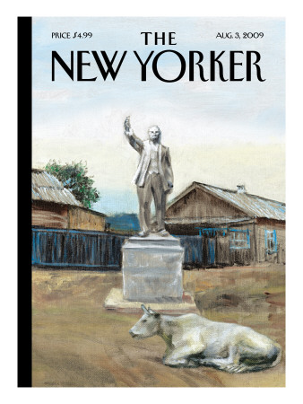 The New Yorker Cover - August 3, 2009 by Alex Melamid Pricing Limited Edition Print image