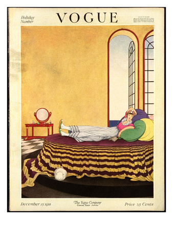 Vogue Cover - December 1918 by George Wolfe Plank Pricing Limited Edition Print image
