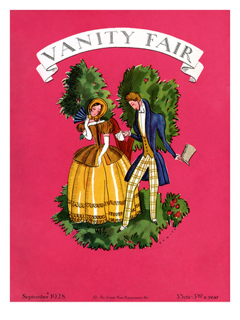 Vanity Fair Cover - September 1928 by Eduardo Garcia Benito Pricing Limited Edition Print image