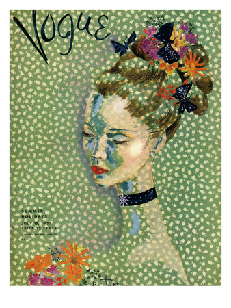 Vogue Cover - July 1935 by Cecil Beaton Pricing Limited Edition Print image
