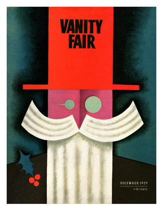 Vanity Fair Cover - December 1929 by Miguel Covarrubias Pricing Limited Edition Print image