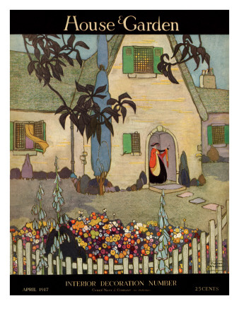 House & Garden Cover - April 1917 by Porter Woodruff Pricing Limited Edition Print image