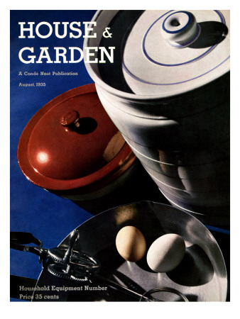 House & Garden Cover - August 1935 by Anton Bruehl Pricing Limited Edition Print image