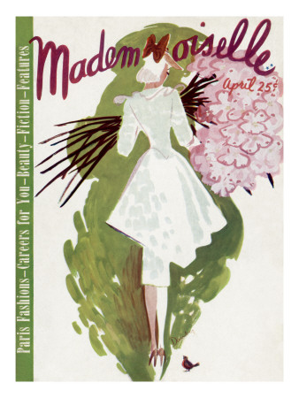 Mademoiselle Cover - April 1937 by Elizabeth Dauber Pricing Limited Edition Print image