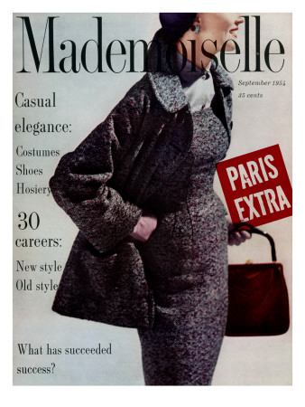 Mademoiselle Cover - September 1954 by Stephen Colhoun Pricing Limited Edition Print image