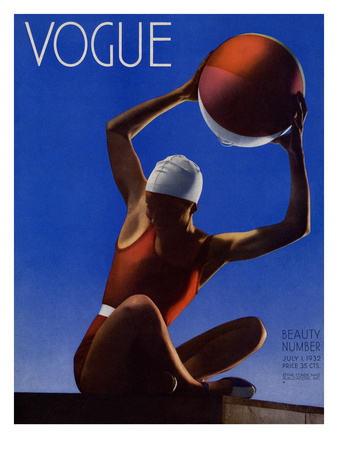 Vogue Cover - July 1932 by Edward Steichen Pricing Limited Edition Print image