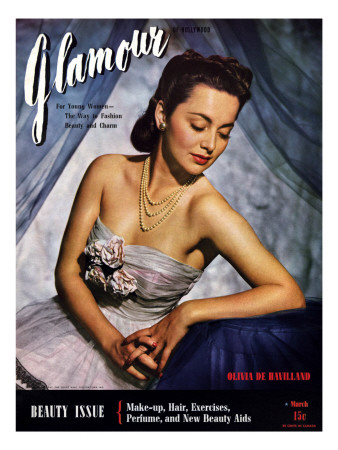 Glamour Cover - March 1941 by Scotty Welbourne Pricing Limited Edition Print image