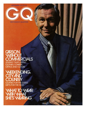 Gq Cover - November 1971 by Bruce Bacon Pricing Limited Edition Print image