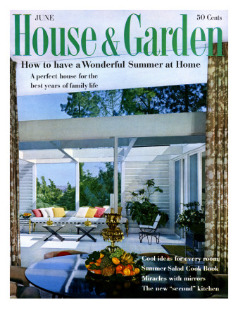 House & Garden Cover - June 1959 by Julius Shulman Pricing Limited Edition Print image