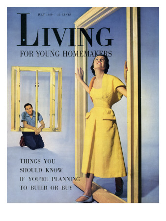 Living For Young Homemakers Cover - July 1950 by Phillipe Halsman Pricing Limited Edition Print image