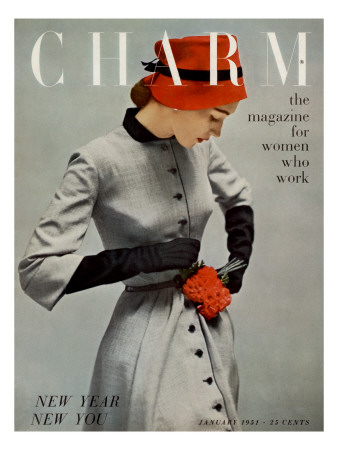 Charm Cover - January 1951 by Carmen Schiavone Pricing Limited Edition Print image
