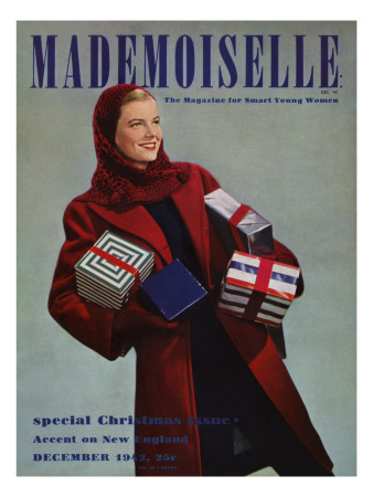 Mademoiselle Cover - December 1942 by Paul D'ome Pricing Limited Edition Print image