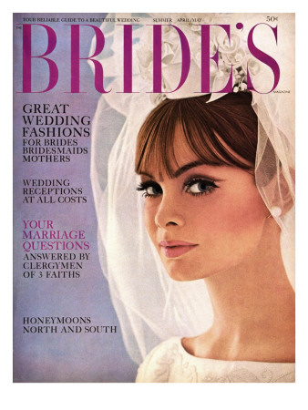 Brides Cover - April 1965 by Charles Fitzpatrick Pricing Limited Edition Print image