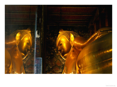 Reclining Buddha At Wat Pho, Bangkok, Thailand by Ryan Fox Pricing Limited Edition Print image