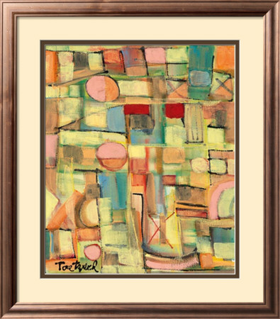 Blocks With Red by Lynne Taetzsch Pricing Limited Edition Print image