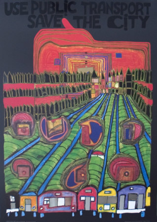Save The City Street For Survivors by Friedensreich Hundertwasser Pricing Limited Edition Print image