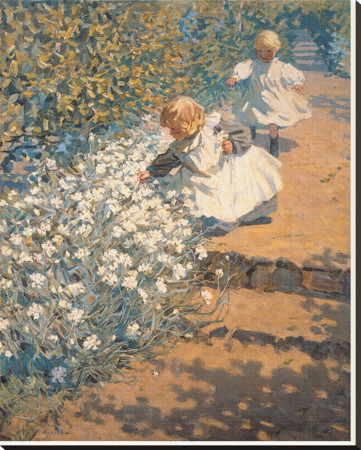 Picking Flowers by Mcnicoll Pricing Limited Edition Print image