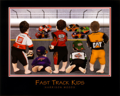Fast Track Kids by Harrison Woods Pricing Limited Edition Print image