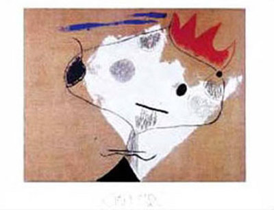 The King's Jester by Joan Miro Pricing Limited Edition Print image