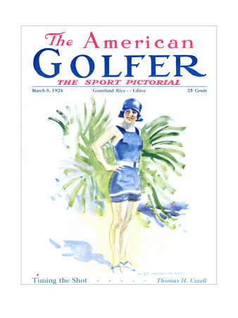 The American Golfer March 8, 1924 by James Montgomery Flagg Pricing Limited Edition Print image