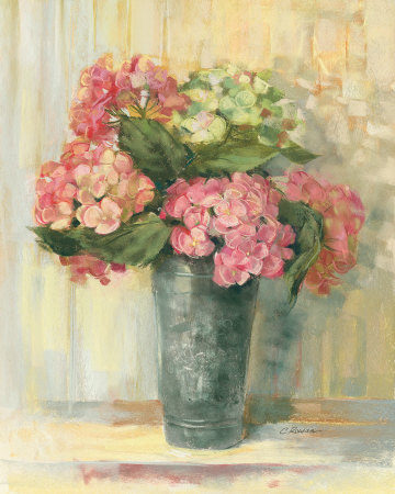 Pink Hydrangea by Carol Rowan Pricing Limited Edition Print image