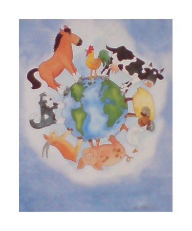 Farming World by Dina Cuthbertson Pricing Limited Edition Print image