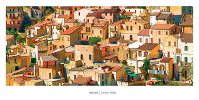 Corsican Village by Jan Lens Pricing Limited Edition Print image