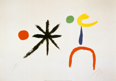 The Girl by Joan Miró Pricing Limited Edition Print image