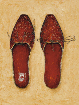 Red Slippers by Diana Thiry Pricing Limited Edition Print image