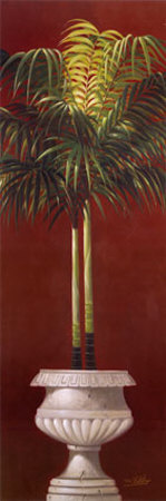 Potted Palm Red Ii by Welby Pricing Limited Edition Print image