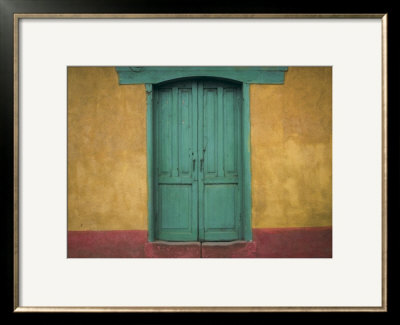 Turquoise Lintel, San Juan Ostuncalco, Guatemala by Jeffrey Becom Pricing Limited Edition Print image