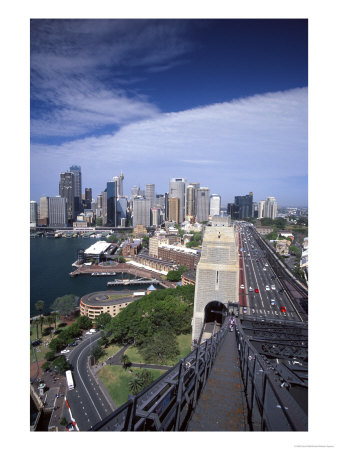 Bridge Climbers, Sydney Harbor Bridge, Sydney, Australia by David Wall Pricing Limited Edition Print image