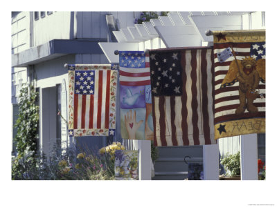 Flag Shop On Whidbey Island, Washington, Usa by William Sutton Pricing Limited Edition Print image