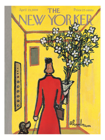 The New Yorker Cover - April 25, 1959 by Abe Birnbaum Pricing Limited Edition Print image