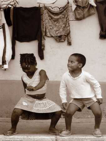 Boy And Girl Dancing by Nelson Figueredo Pricing Limited Edition Print image