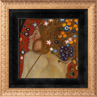 Sea Serpents Iv (Detail) by Gustav Klimt Pricing Limited Edition Print image