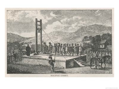The Halifax Gibbet Used In Yorkshire From 1623 To 1650 by Wenceslaus Hollar Pricing Limited Edition Print image