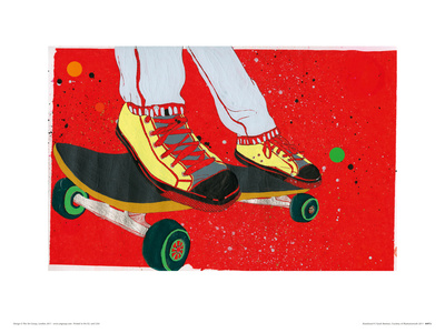 Skateboard by Sarah Beetson Pricing Limited Edition Print image