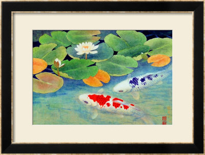 A Couple Under Lotus (Ii) by Chingkuen Chen Pricing Limited Edition Print image