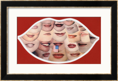 Great American Lips by Gerry Charm Pricing Limited Edition Print image