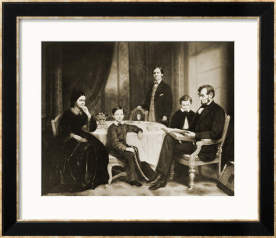 Abraham Lincoln's Family by Francis Bicknell Carpenter Pricing Limited Edition Print image