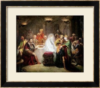 The Ghost Of Banquo by Theodore Chasseriau Pricing Limited Edition Print image