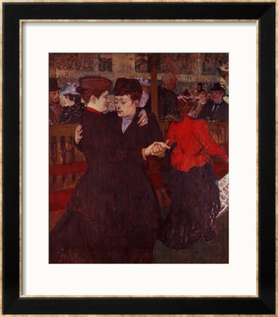At The Moulin Rouge: The Two Waltzers, 1892 (Board) by Henri De Toulouse-Lautrec Pricing Limited Edition Print image