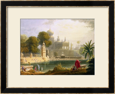 View Of Sassoor In The Deccan, From Volume Ii Of Scenery, Costumes And Architecture Of India by Captain Robert M. Grindlay Pricing Limited Edition Print image